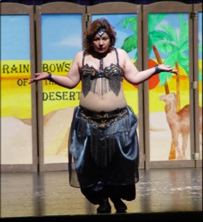And, with the sound system problems, the time had come for her to practice for her second career!&nbsp; She kept the audience entertained with a couple of school children jokes while the final work was done on the sound system.