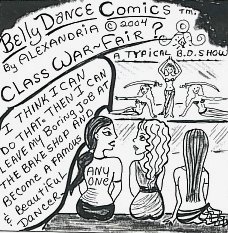 frame from Alexandria's comic