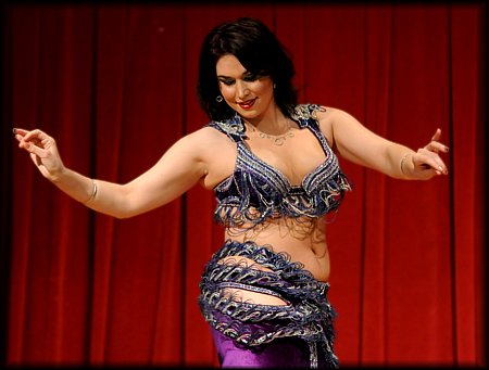 Adrianna belly dances