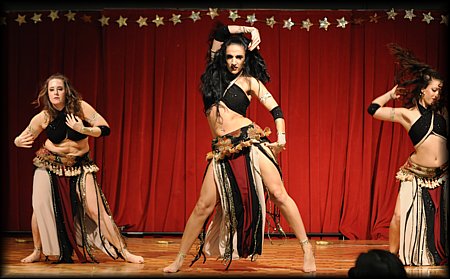 Crystal belly dances
