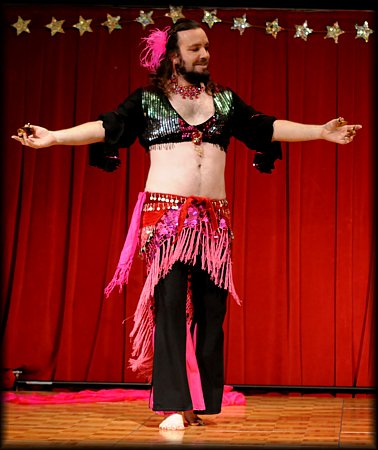 Zorba belly dances