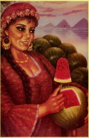 Egyptian Painting by Zakaria Mahmoud