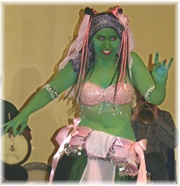 green alien by Nancy Johnson