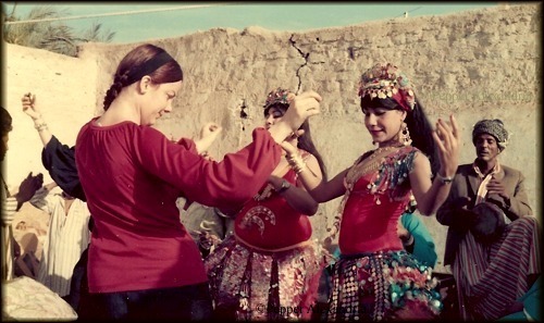 Edwina dances with Mazins