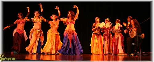 Troupe on stage