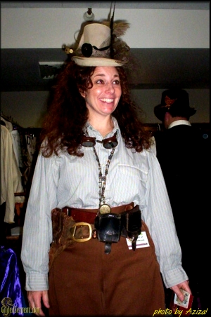 Lady in Hat by Aziza!