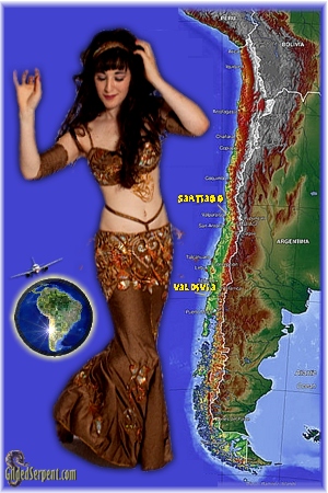 Athena dances in Chile