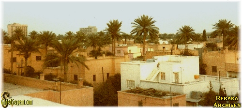 Rooftop view from our villa