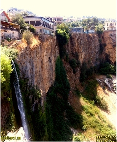 Waterfall in Jezzine in the south of Lebanon