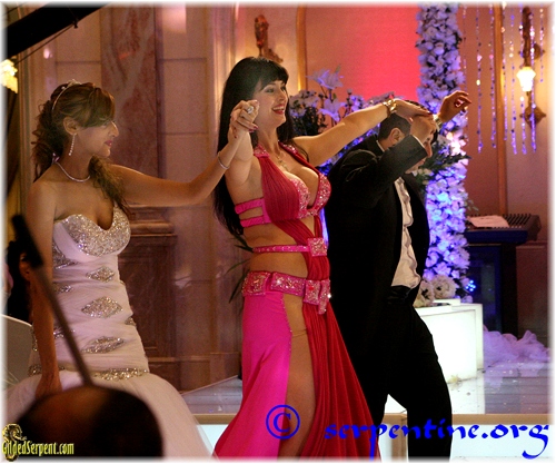 Leila dancing at a wedding