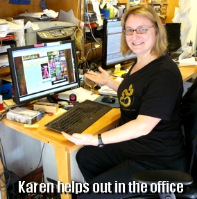 Karen in GS tshirt