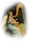 Angel with harp