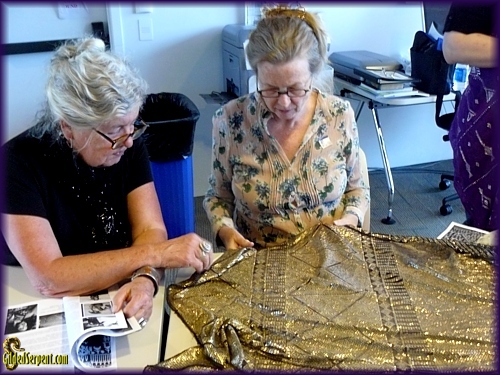 Museum Blue Hairs inspect a fine example