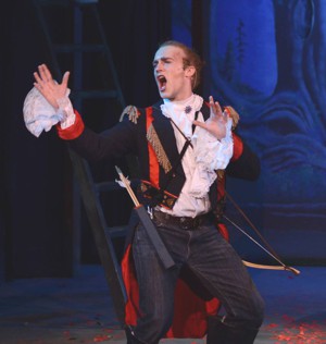 Michel as Cinderella's Prince in Into the Woods